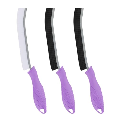 3Pcs Hard Bristle Crevice Cleaning Brush (3 Count)