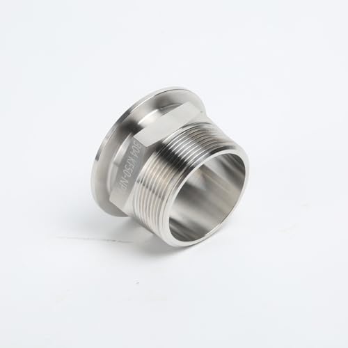 SS304 KF50 NPT Male Adaptor thread 2" NW50 KF Male coupling ISO