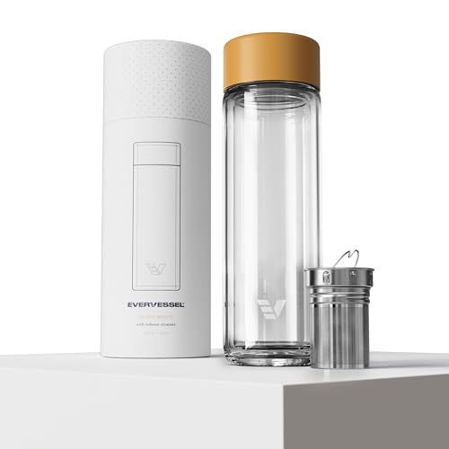 Glass Multi Tea Infuser Bottle 14oz