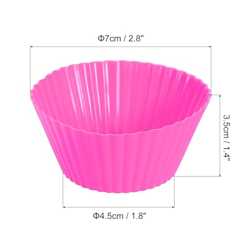 18Pcs Silicone Cupcake Liners (18 Count)