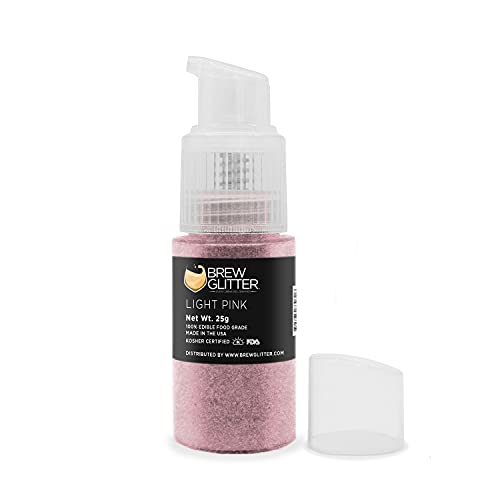 s Light Pink Brew Glitter Spray Pump