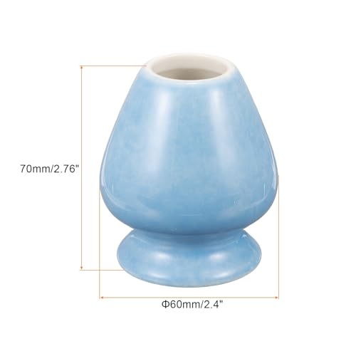 Ceramic Chasen Stand 70mm Matcha Whisk Holder Teas Set Whisks Stand Traditional Matcha Tea Chasen Holder Tea Set Accessories for Tea Tasting