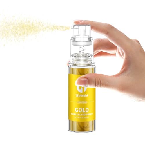 Gold Edible Glitter Spray