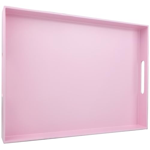 Pink Serving Tray for Coffee Table