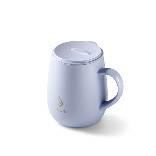 16 oz Insulated Coffee Mug with Handle and Lid