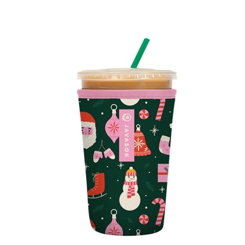 JavaSok Iced Coffee & Cold Soda Insulated Neoprene Cup Sleeve