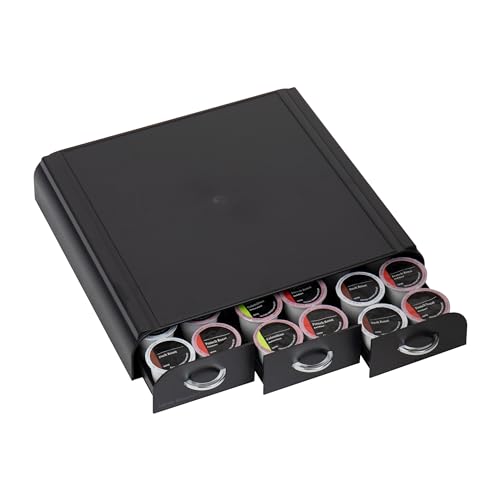 Single Serve Coffee Pod Organizer with 3 Drawers