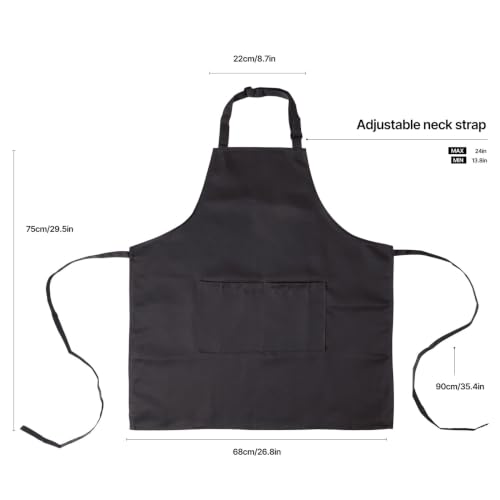 Kitchen Bib Chef Apron for Women Men