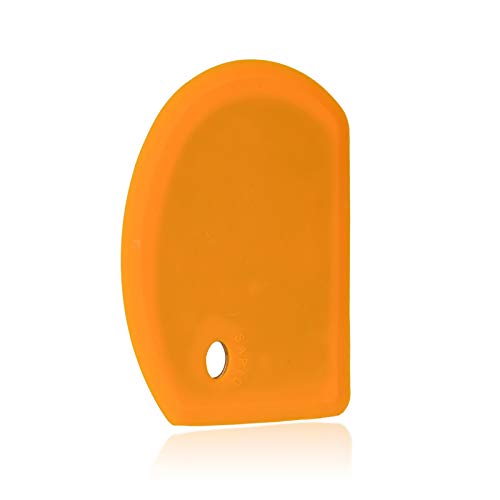 Flexible Curved Edge Silicone Bowl Scraper Dough Scraper Baking Bread