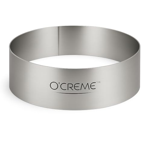 Cake Ring Sturdy Stainless Steel Round Mousse Cake Ring Mold for Baking