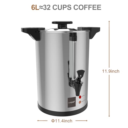 32 Cup Commercial Stainless Steel Electric Coffee Urn
