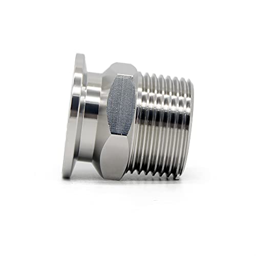 SS304 KF25 NPT Male Adaptor thread 1" NW25 KF Male coupling ISO