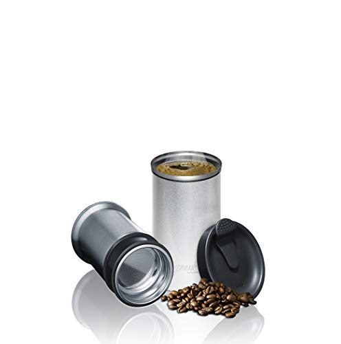 PRESSE by Bobble French Coffee Press Insulated Travel Tumbler 13 oz Brown