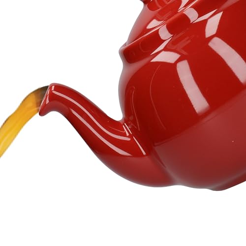 Farmhouse 4 Cup Ceramic Teapot with Removable Infuser and Lid