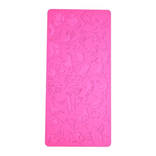 Silicone Mold 3D Hollow Out Lace Mold Kitchen Lace Emboss Mat Magpie Bird Silicone Fondant Cake Decorating Chocolate Sugarcraft Moulds
