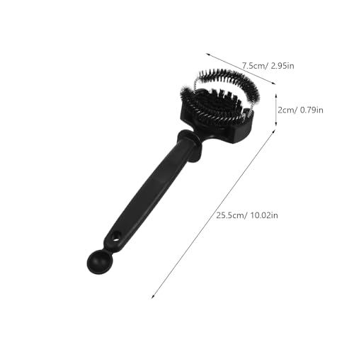 Espresso Machine Cleaning Brush with Detachable Bristles and Spoon Coffee Machine Brush Cleaner for Group Head Maintenance Handle Design 10.03 X 2.95 X 0.78 in