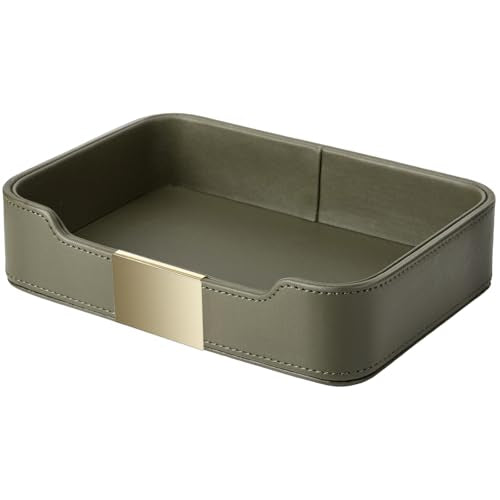 Luxury Leather Tray Organizer