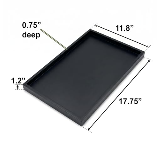 Natural Bamboo Serving Tray Platter 17.75 x 11.8 Rectangular