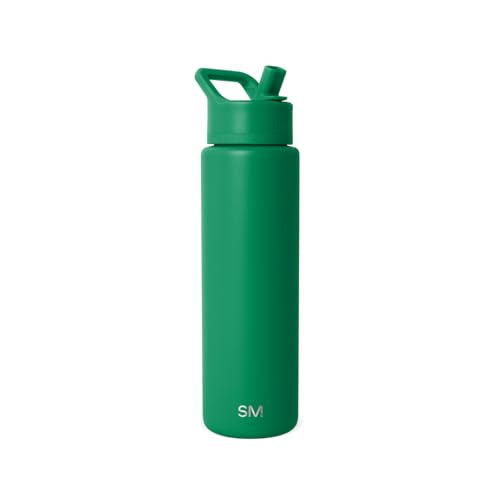 Insulated Water Bottle with Straw