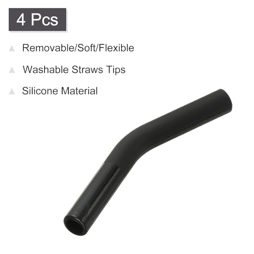 4Pcs Silicone Straw Tips (4 Count)