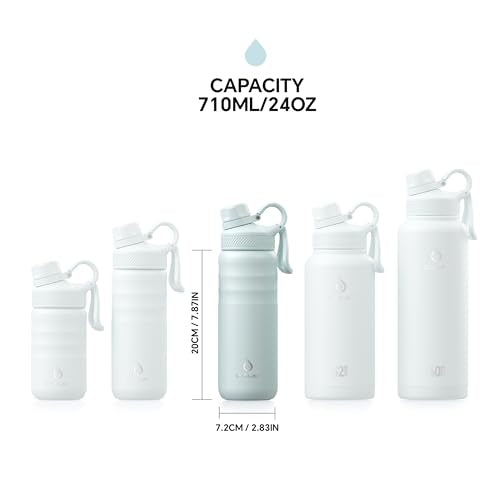 24oz Stainless Insulated Bottle with 2 Leak
