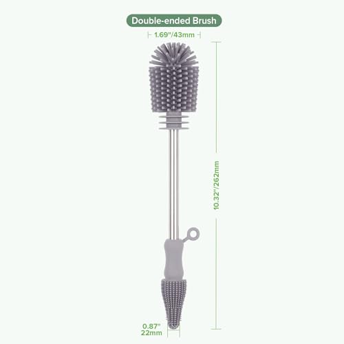 Silicone Bottle Brush for Baby Bottles & Crevices