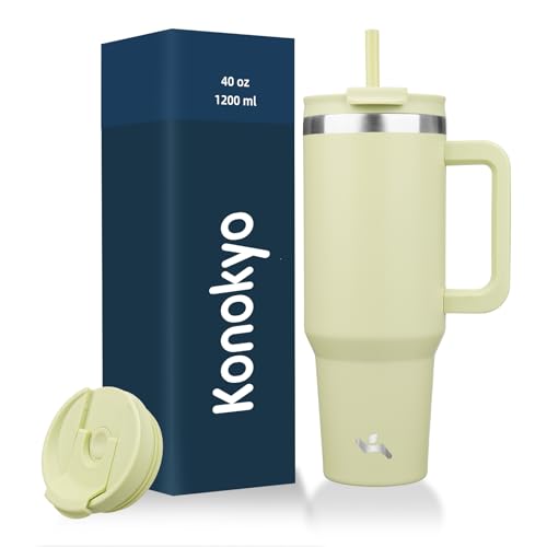 40 oz Insulated Tumbler Water Bottle with Handle