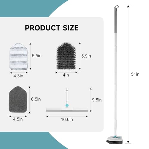 Shower Scrubber with Long Handle
