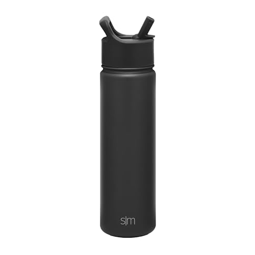Insulated Water Bottle with Straw
