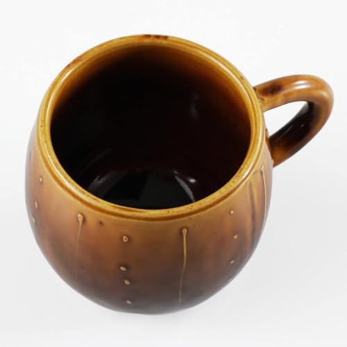 Ceramic Coffee Pour Over Maker Set in Caramel