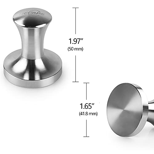 Stainless Steel Espresso Coffee Tamper Filling Tool Compatible with Dolce Gusto Machine Reusable Refillable Filters 41.8mm