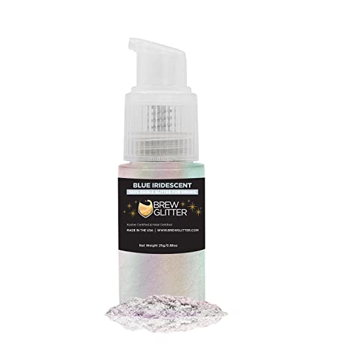 Blue Iridescent Brew Glitter Edible Glitter for Drinks