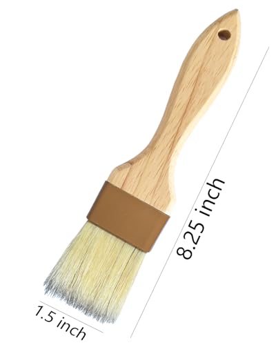 Natural Boar Bristle Pastry & Basting Brush (2 Count)