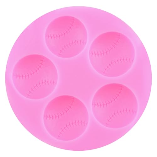 Baseball Fondant Mold Sports Theme Chocolate Silicone Mold Set 3 (3 Count)