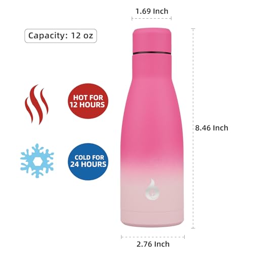 12 oz Small Water Bottle