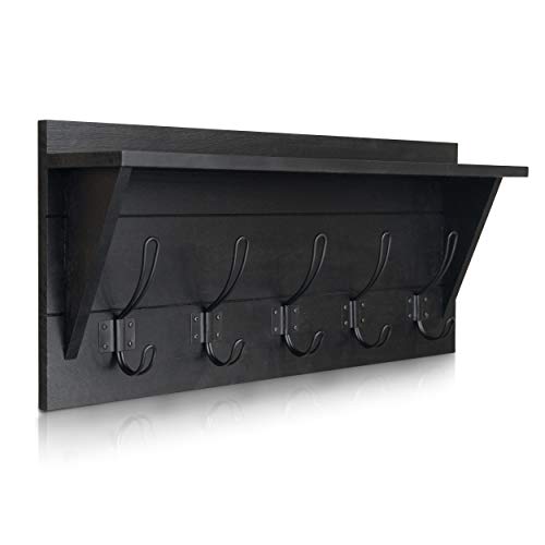 Wall Mounted Coat Rack Shelf