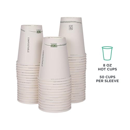 GreenStripe Disposable Paper Hot Cups (1000 Count)