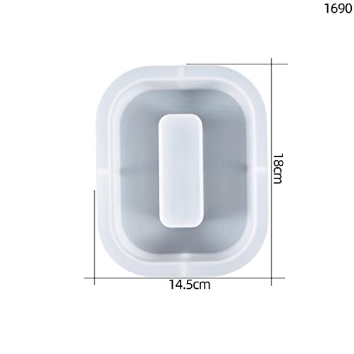 7 inch Number Resin Mold 7 Inches 9 Pack Arabic Alphabet Mold 0