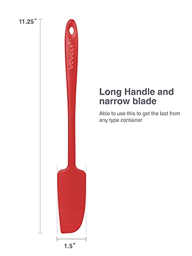 2 Pack Vovoly Silicone Jar Spatulas