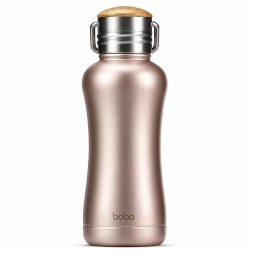 Mini Vacuum Insulated Water Bottle With Bamboo Lid