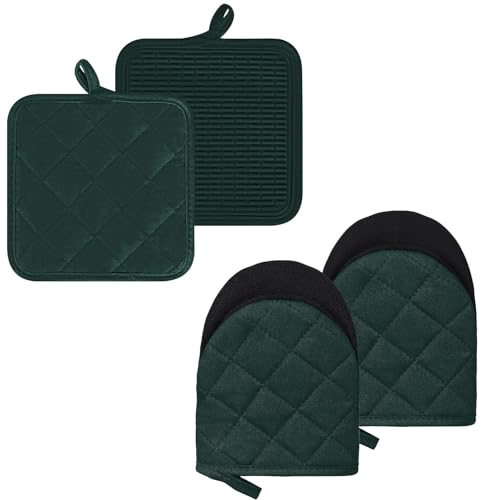 Oven Mitts and Pot Holders Set (4.2 Count)