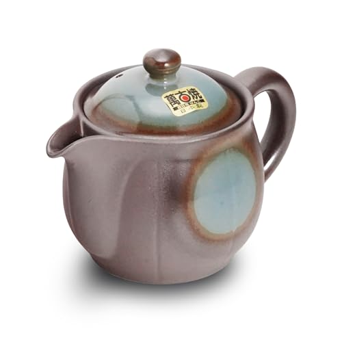Japanese Banko Ware Teapot with Removable Stainless Steel Strainer