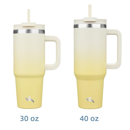 40 oz Insulated Tumbler Water Bottle with Handle
