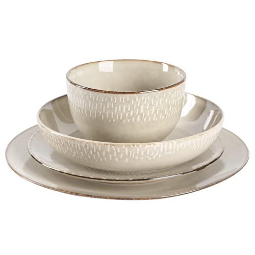 Matisse 16 Piece Double Bowl Dinnerware Set