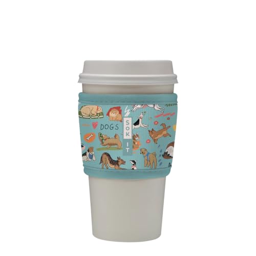 HotSok Coffee & Tea Reusable Insulated Neoprene Cup Sleeve