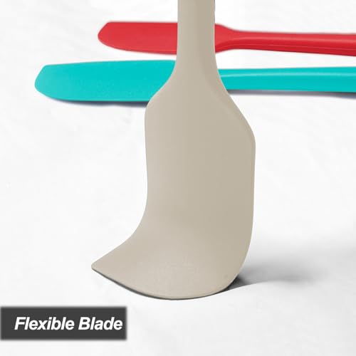 3 Pack Large Silicone Spatula for Kitchen (3 Count)