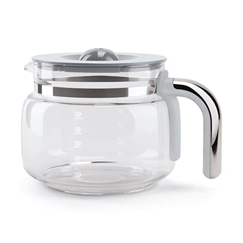 50's Retro Style Aesthetic Drip Coffee Machine with 10 Cup Glass Carafe