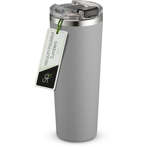 22 oz Insulated Coffee Tumbler with Leakproof Lid