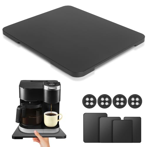 Appliance Slider 360° Rolling Tray for Countertop Coffee Maker Mat