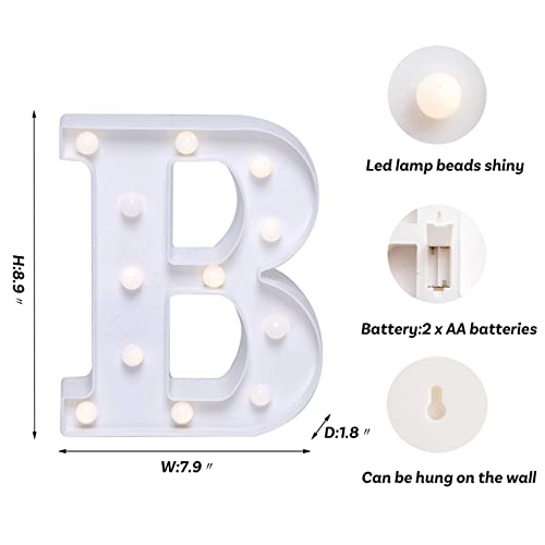 LED Letter Lights Sign Marquee Light Up Letters Sign for Night Light Wedding